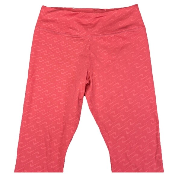 NEW Nike Leggings Women's Dri-FIT XL Pink 7/8 Logo - Picture 5 of 5